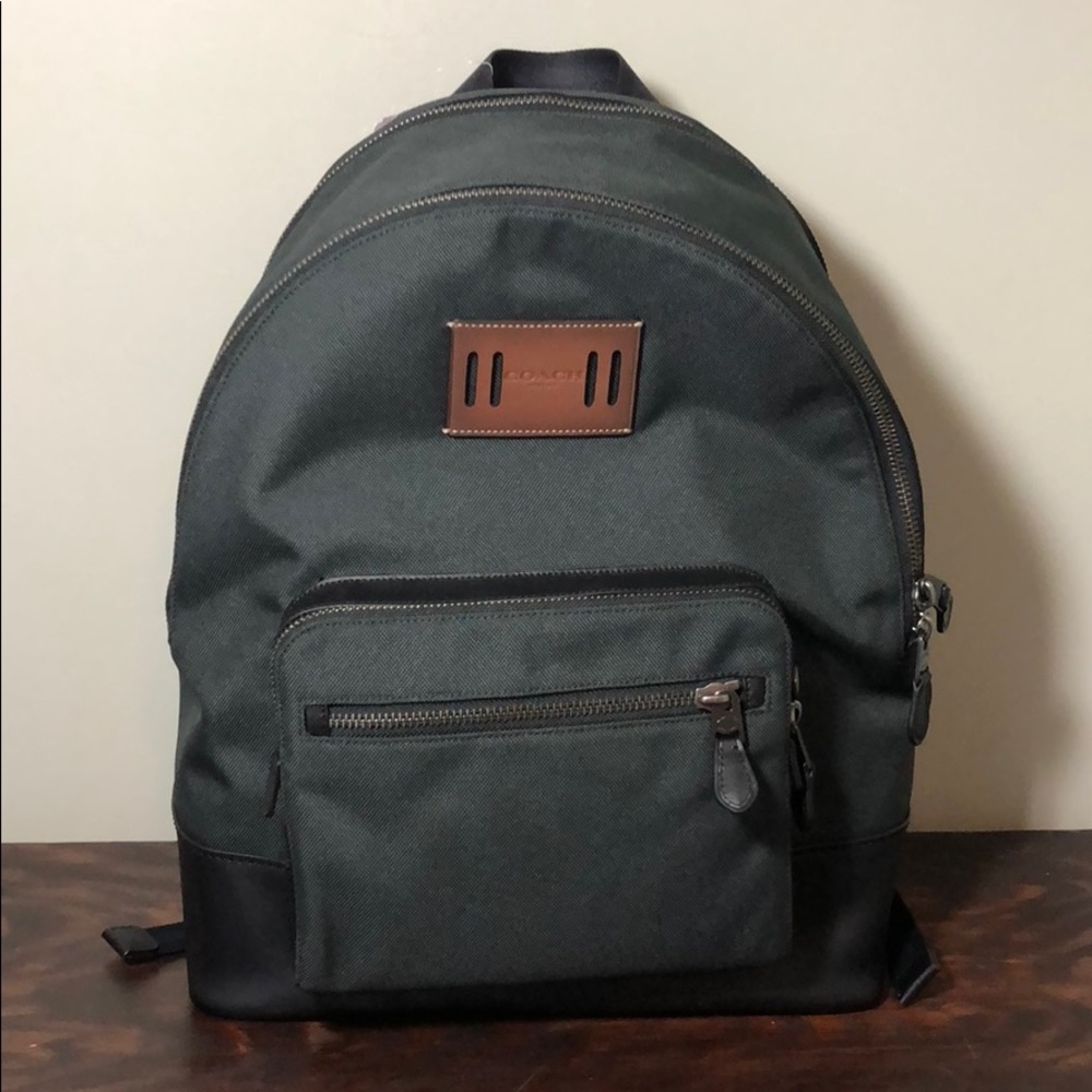Coach, racing green Cordura west Backpack